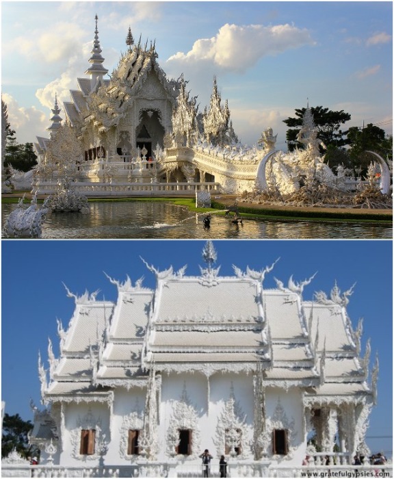 «Белый храм» Таиланда, который выглядит как божественный подарок с небес13