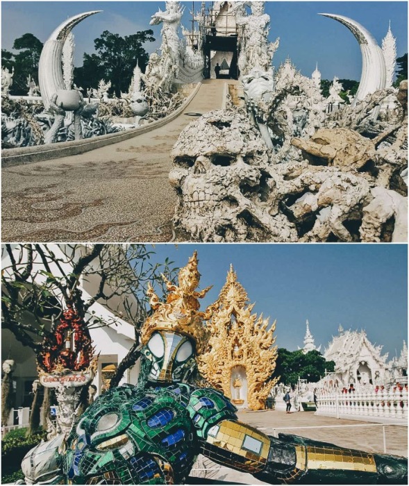 «Белый храм» Таиланда, который выглядит как божественный подарок с небес17