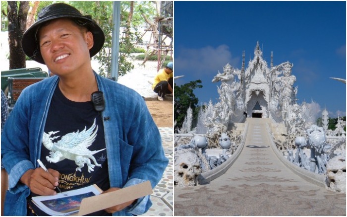 «Белый храм» Таиланда, который выглядит как божественный подарок с небес1