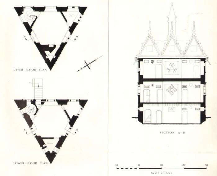Древний треугольный дом – самое интригующее и символичное здание! Британии5