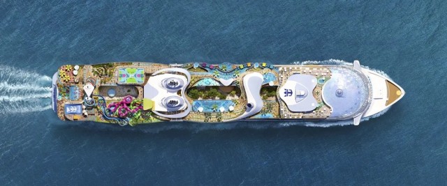 В два раза больше «Титаника»:  самый большой в мире лайнер1